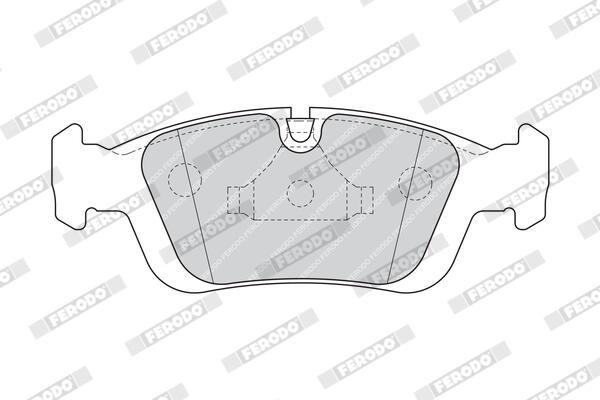 FERODO FDB1300 Brake Pad Set, disc brake