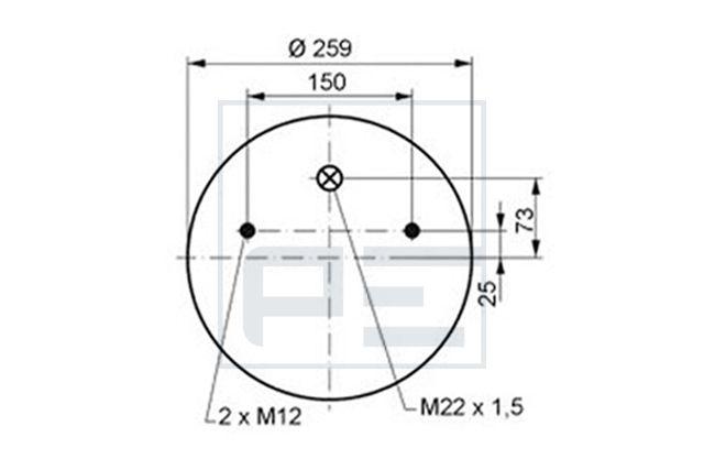 Mech, pneumatické odpružení 084.083-72A