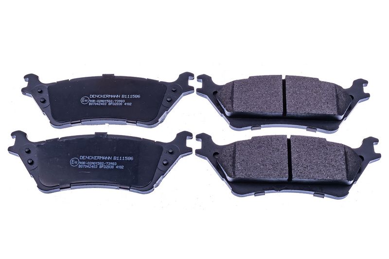 DENCKERMANN B111586 - Brake Pad Set, disc brake