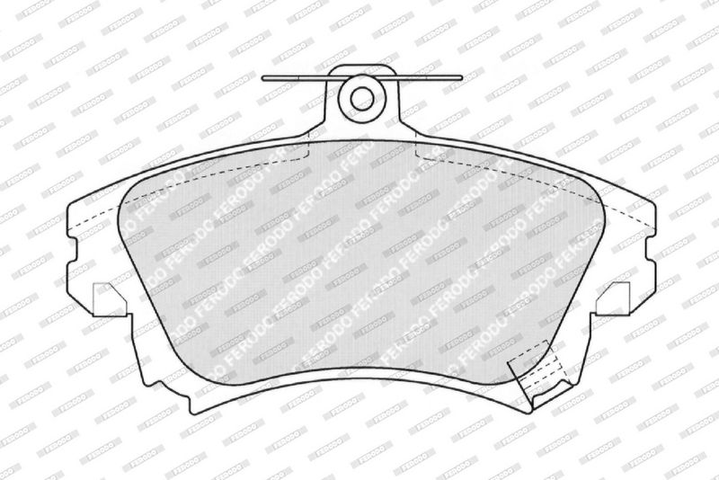 Set placute frana,frana disc FDB1384 FERODO