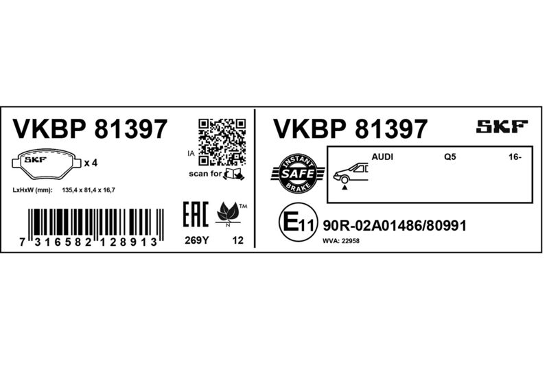 Prekė atitinka OEM kodą: 80A 698 151C