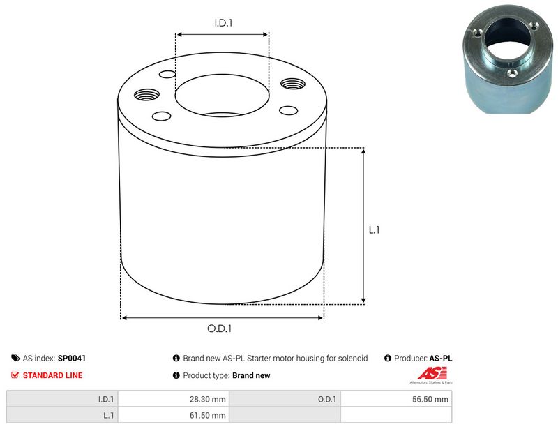 AS-PL SP0041 Repair Kit, starter
