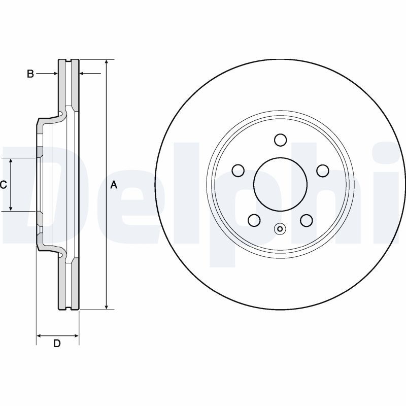 Delphi Brake Disc BG4799C