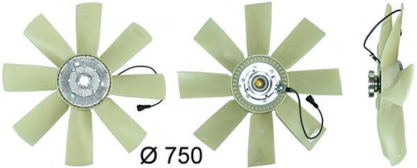 MAHLE CFF 441 000P Fan, engine cooling