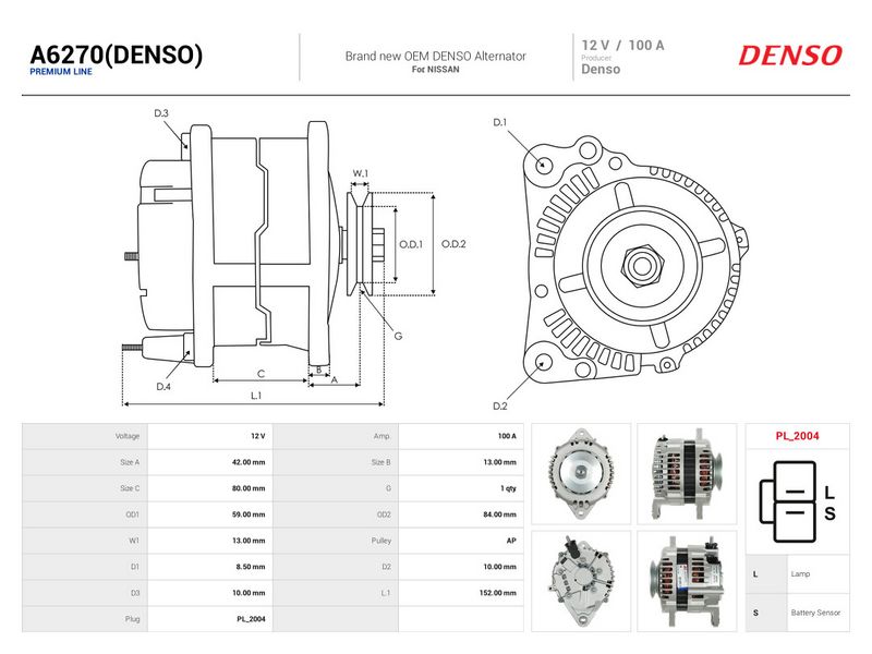 This part match OEM code: LR1100-724B
