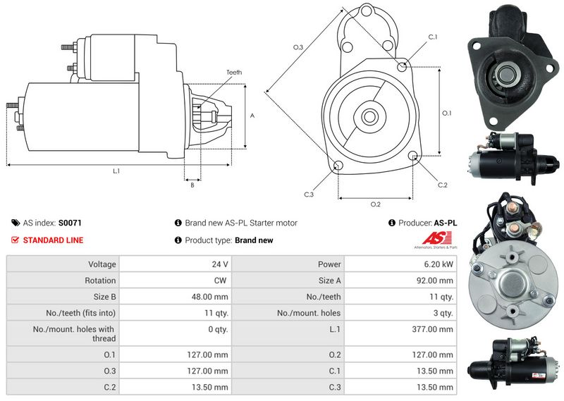 AS-PL S0071 Starter