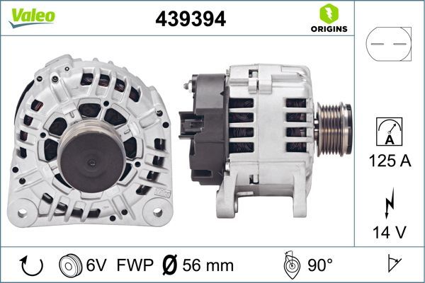 VALEO Dynamo / Alternator 439394