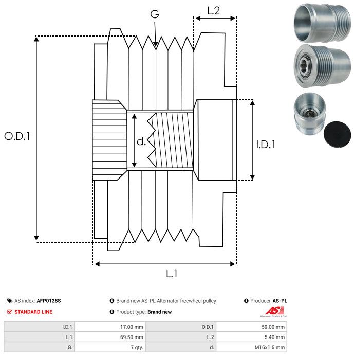 This part match OEM code: YC1T-10A352-AC