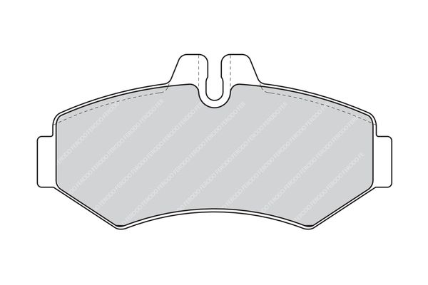 FERODO FVR1306 Brake Pad Set, disc brake