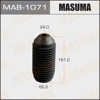 Комплект пилозахисних ковпаків, амортизатор, Masuma MAB-1071