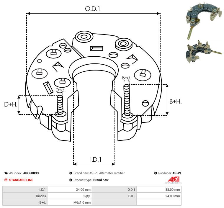 Seadistaja, generaator, AS-PL ARC6083S