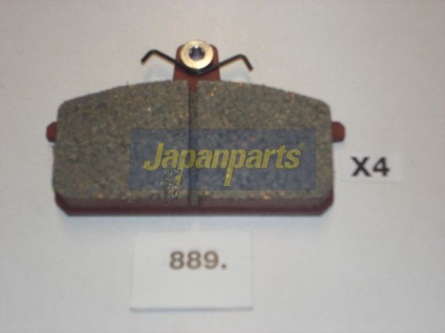 JAPANPARTS Stabdžių trinkelių rinkinys, diskinis stabdys