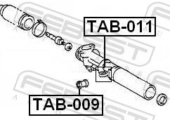 FEBEST TAB-011 Mounting, steering gear