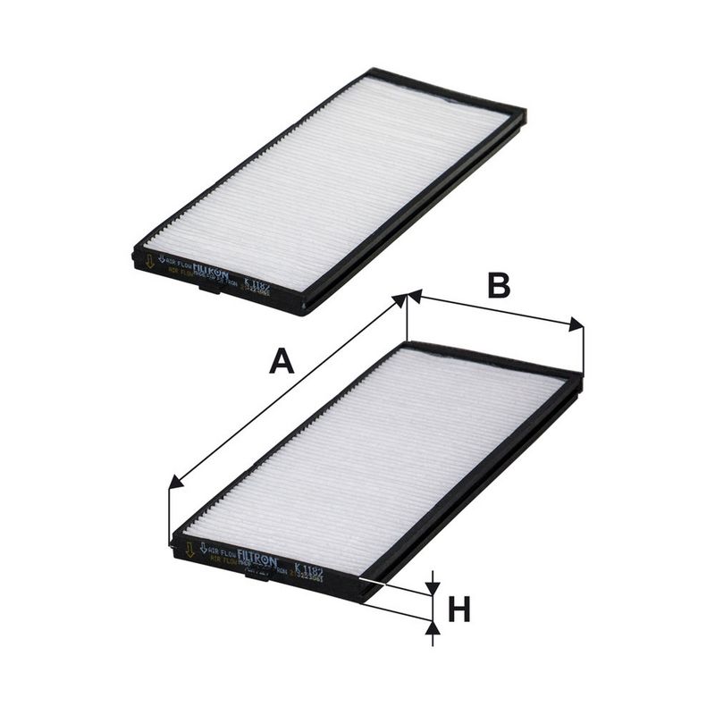 Filter, salongiõhk, FILTRON K 1182-2X