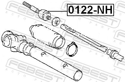 FEBEST 0122-NH Inner Tie Rod