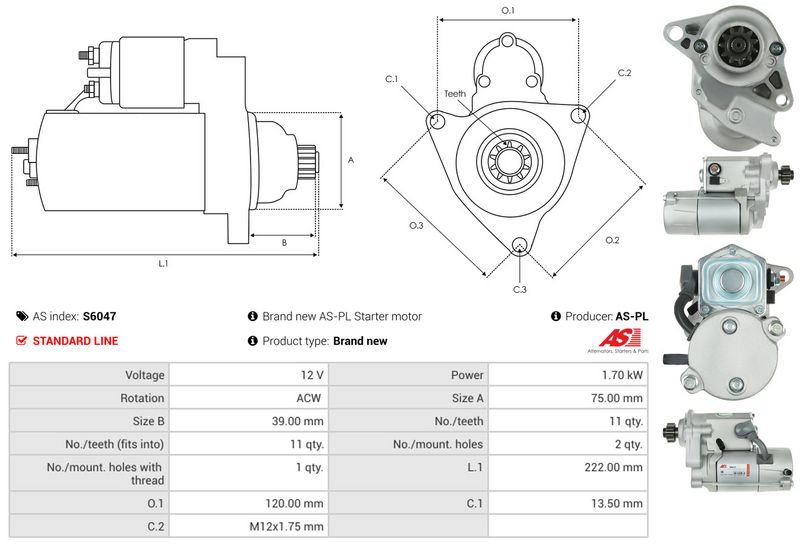 AS-PL S6047 Starter