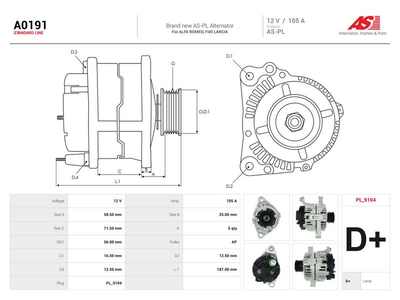 Generaator, AS-PL A0191