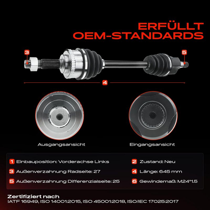 Frankberg 5481FB0010083 Drive Shaft