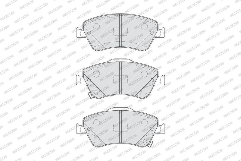 FERODO Plaquettes de frein à disque FDB4046