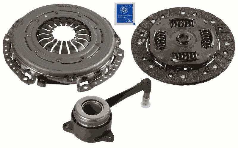 Комплект зчеплення, кільк. зубц. 26, 240мм, VW TRANSPORTER V 2.5 TDI 03-09, Sachs 3000990335