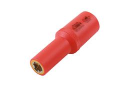 Laser Tools Insulated Deep Magnetic Socket 3/8"D 8mm