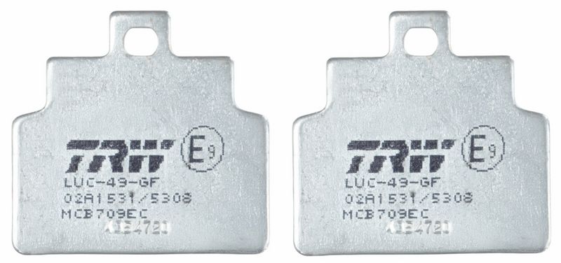 set placute frana,frana disc TRW MCB709EC