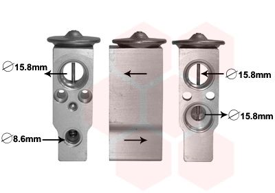 VAN WEZEL táguló szelep, klímaberendezés 27001257