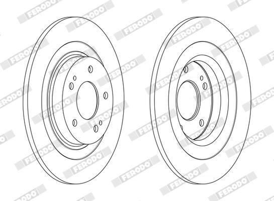 FERODO DDF2652C Brake Disc