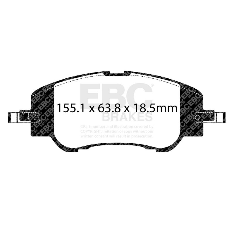 EBC Brakes Remblokkenset, schijfrem DP42512R