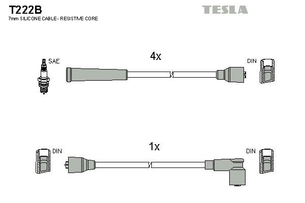 Комплект електропроводки TESLA