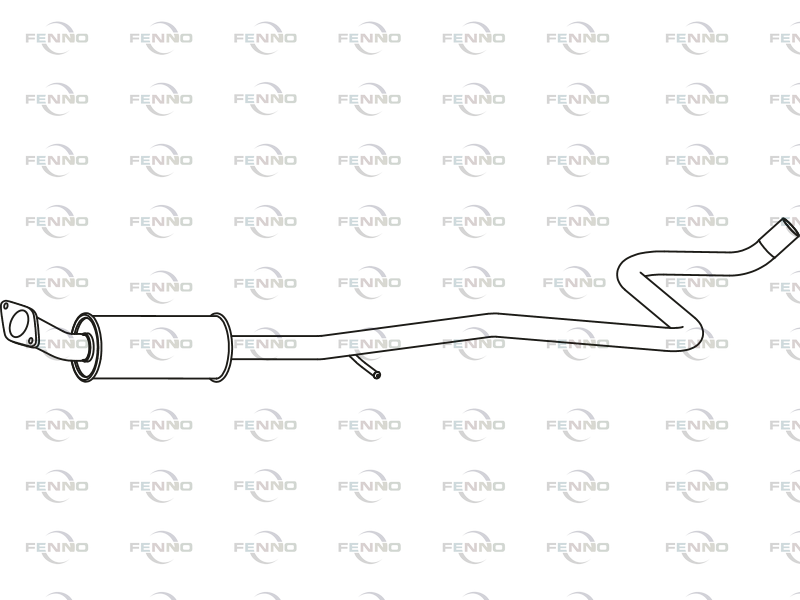 FENNO P23092 Centre Muffler