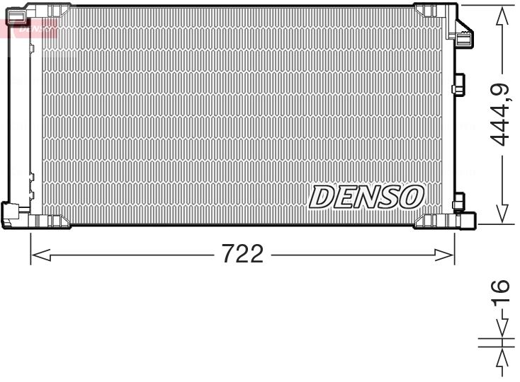 DENSO kondenzátor, klíma DCN51019