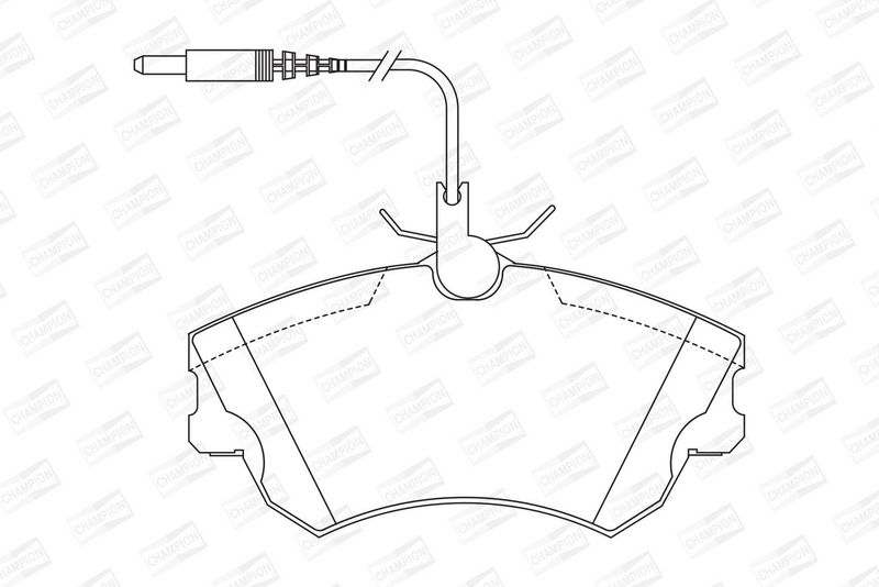 CHAMPION Plaquettes de frein à disque 571922CH