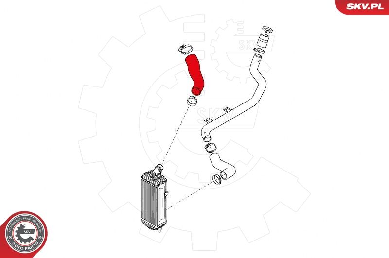 ESEN SKV 24SKV909 Charge Air Hose