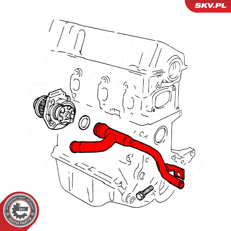 Jahutusvedeliku torustik, ESEN SKV 43SKV788