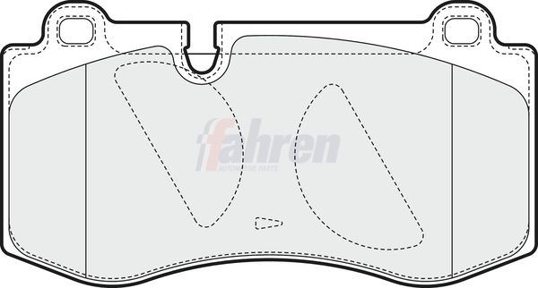 Fahren Brake Pad Set, disc brake FBP4267