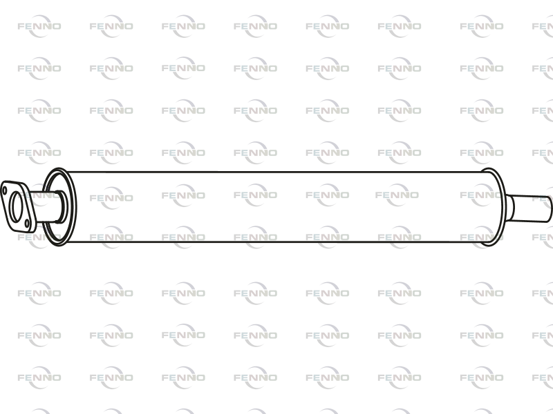 FENNO P23021 Middle Silencer