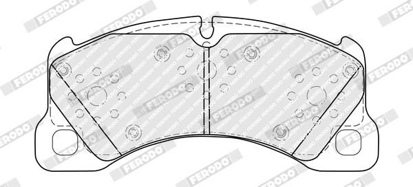 FERODO FDB5417 Brake Pad Set, disc brake