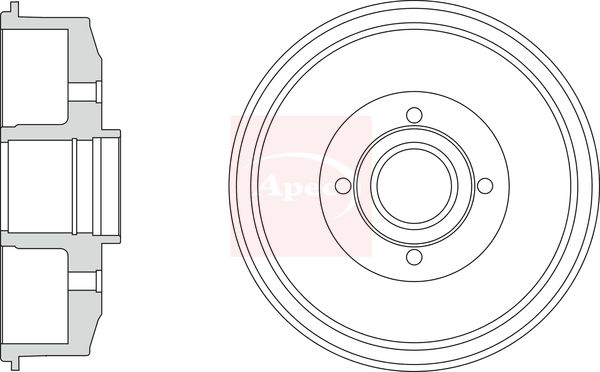 APEC Brake Drum DRM9209