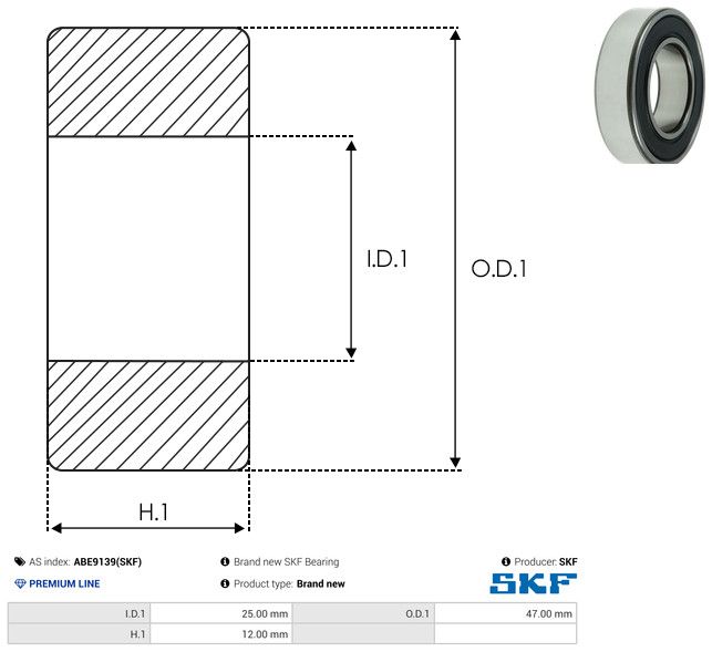 AS-PL ABE9139(SKF) Bearing