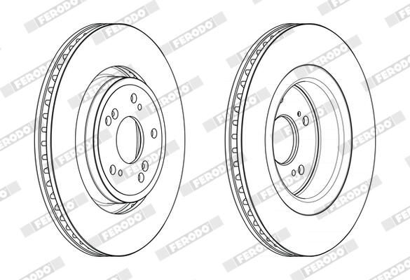 FERODO DDF2657C Brake Disc