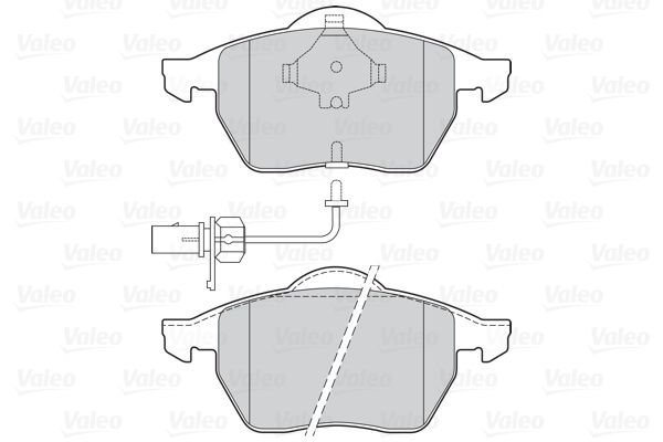 VALEO 302030 Brake Pad Set, disc brake