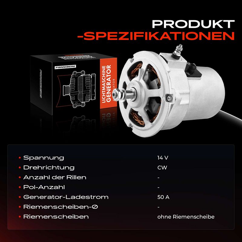 Frankberg 5481FB0001686 Alternator