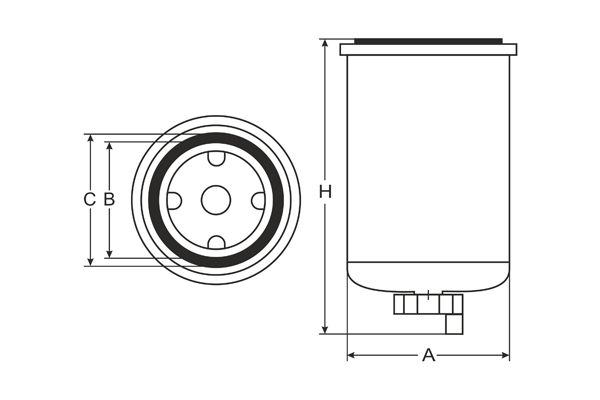 горивен филтър SCT - MANNOL
