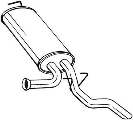 Toba esapament finala 278-651 BOSAL