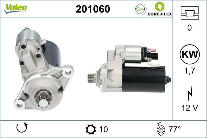 VALEO Startmotor / Starter 201060