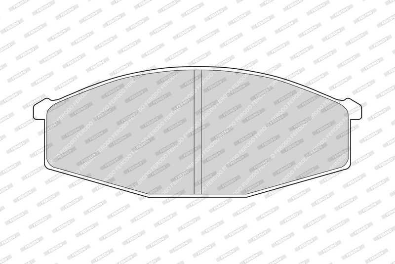 FERODO Plaquettes de frein à disque FDB643