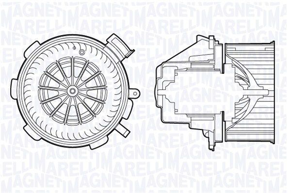 MAGNETI MARELLI Utastér-ventilátor 069412700010