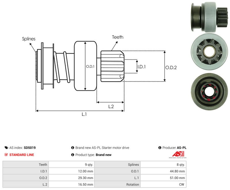 Vabajooks, starter, AS-PL SD5019