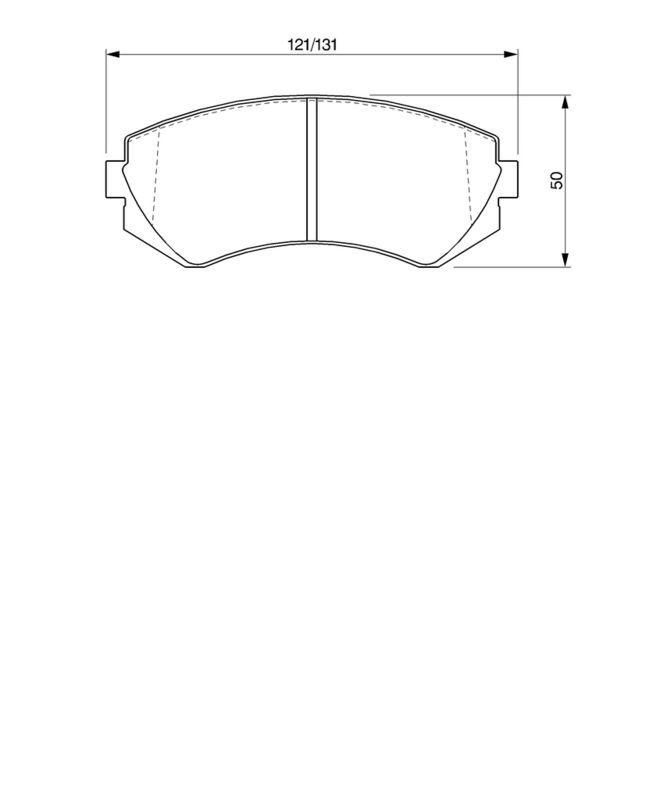 Piduriklotsi komplekt, ketaspidur, BOSCH 0 986 424 489